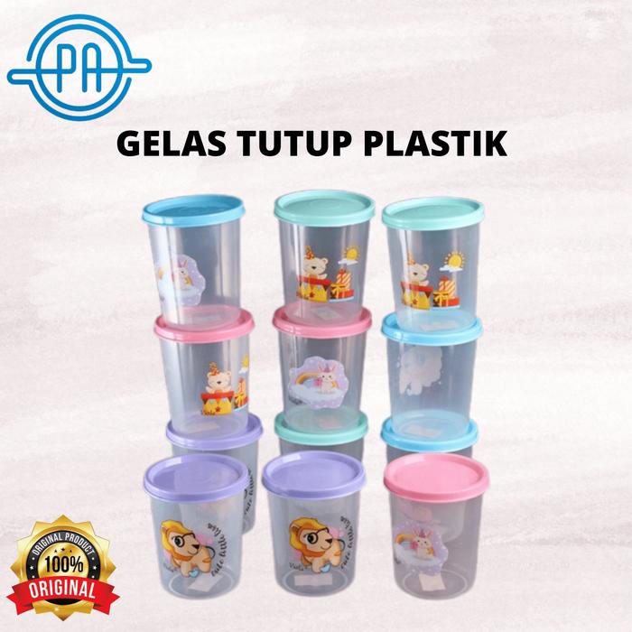 Gambar GELAS TUTUP PLASTIK VIOLA TRENDY SIZE S M DAN L - SMALL dari DWIPUTRA AGUNG ELECTRONICS undefined Tokopedia