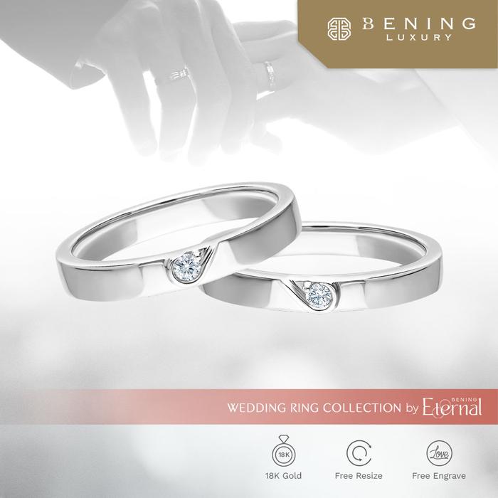 Gambar Cincin Nikah Kawin Couple Wedding Ring-Isvara Rings Bening Luxury - Couple dari Bening Luxury undefined Tokopedia