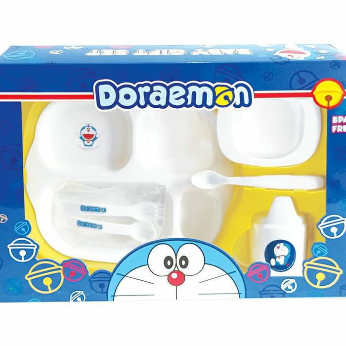 Gambar Lusty Bunny Doraemon Baby Set Perlengkapan Makan Bayi - LB206 dari Hans Baby and Kids undefined Tokopedia