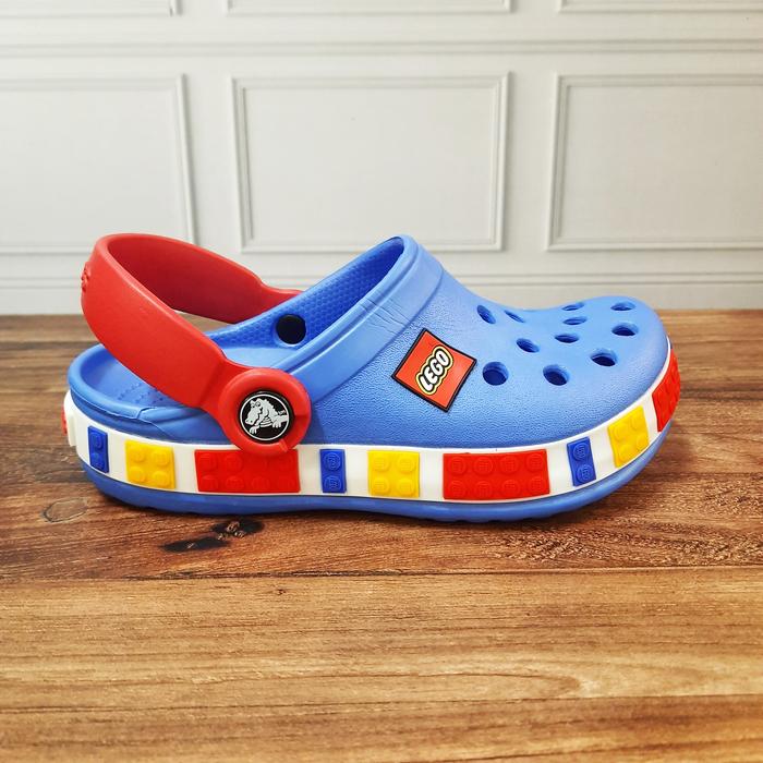 Gambar CROCS LEGO/SENDAL CROCS ANAK/SENDAL ANAK CEWE/SENDAL ANAK LAKI - Biru, C 12 13 dari SUPER SNEAKER undefined Tokopedia