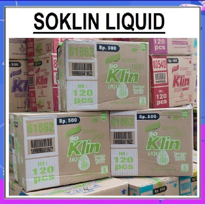 Gambar SO KLIN / Soklin LIQUID CAIR SACHET 1DUS / KARTON ALL VARIAN (500) - Korean Camelia dari TOKO LULU 66 undefined Tokopedia