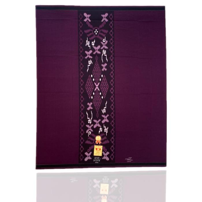 Gambar sarung hds dewasa motif tumpal kembang / sarung samarinda pria dewasa - Ungu dari sarung hds official undefined Tokopedia