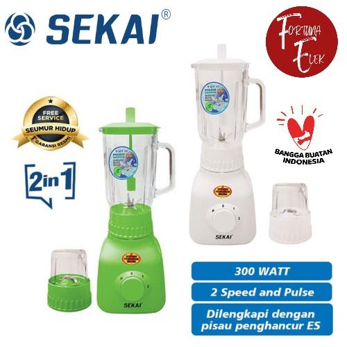 Gambar SEKAI Blender Kaca 1 Liter 2 In 1 GB 751 GL - Kaca dari Fortuna Home Elektronik undefined Tokopedia