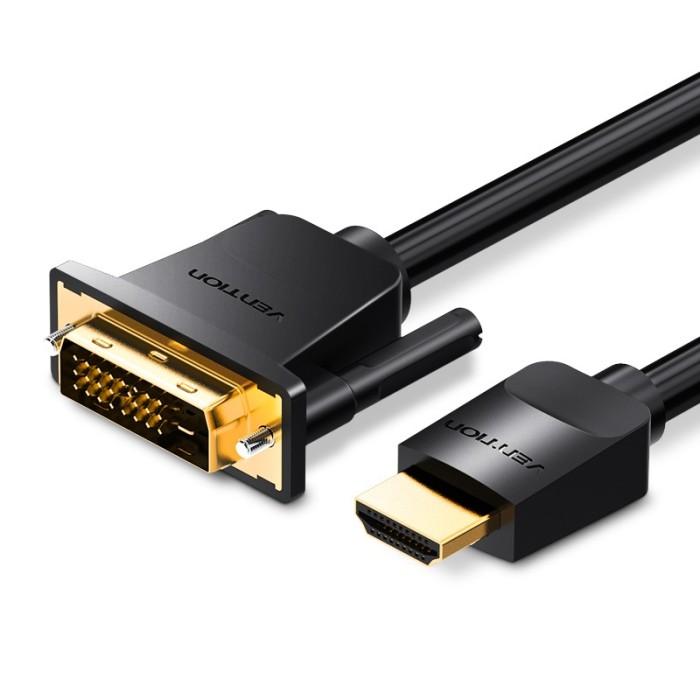 Kabel HDMI to DVI Bidirectional DVI-D 24+1 to HDMI 1080P