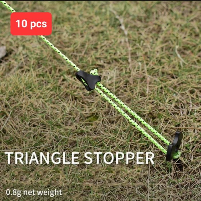 Gambar 10pcs triangle guyline runner pengencang tali tenda camping flysheet dari Tas Souvenir Jakarta undefined Tokopedia