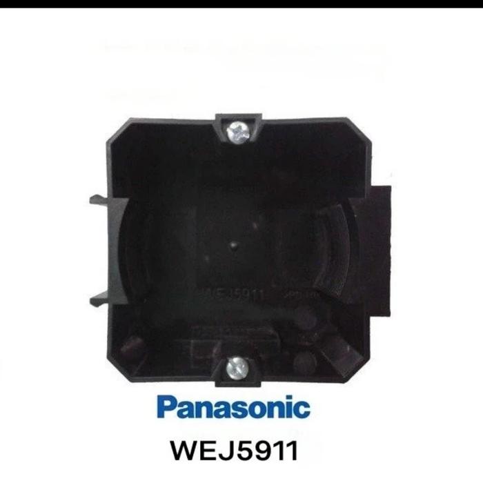 Gambar stop kontak arde panasonic hitam black style wesjp1121b - WEJ 5911 dari wewe electric undefined Tokopedia