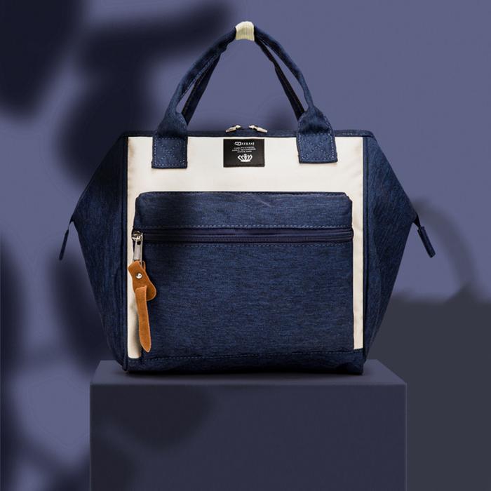 Gambar XXMAKE Fashion Tas Bersalin Tas Ransel Bayi Ibu Kapasitas Besar - Putih Biru dari XXMAKE undefined Tokopedia