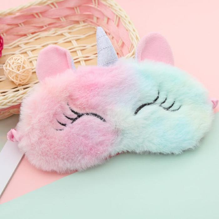 Gambar Penutup Mata Unicorn untuk tidur Tutup Tidur Rainbow Bulu ANAK - Rainbow Pink dari Unicornstuff indonesia undefined Tokopedia
