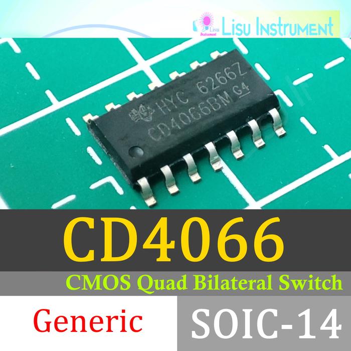 Gambar CD4066BM SOP-14 CD4066B CD4066 4066 CMOS Quad Bilateral Switch - Generic Biasa dari Lisu Instruments undefined Tokopedia