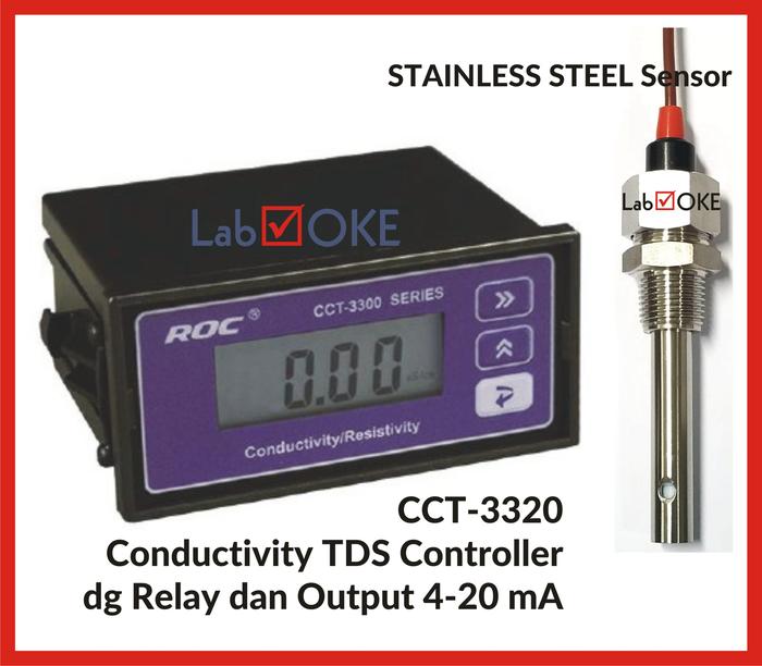 Jual Conductivity TDS Monitor Controller Transmitter CCT-3320 CREATEC ...