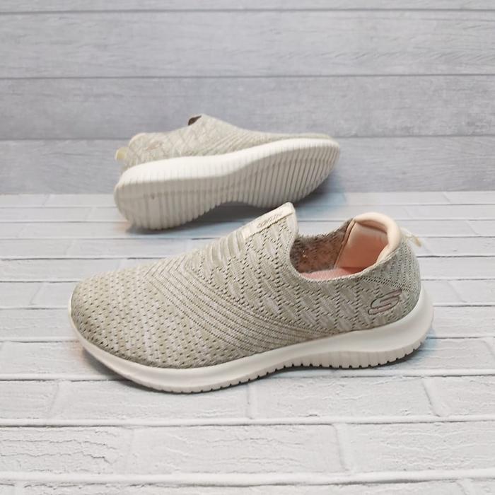 Gambar Sepatu Wanita Skechers/ Slip On / Skechers Ultra Flex Woman - Cream, 36 dari FKC COLLECTION 88 undefined Tokopedia