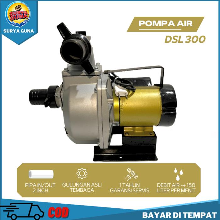 Gambar Pompa Air Modifikasi MESIN PENYEDOT AIR BANJIR Type DSL300 - DSL300 dari Suryaguna Store undefined Tokopedia