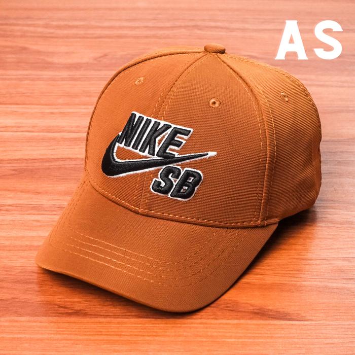 Gambar Topi snapback pria nike reflektif logo silver - Coklat_Text dari abu_shop undefined Tokopedia