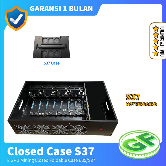 Gambar Closed Case S37 Foldable Casing S37/B85 Mining Rig 8 GPU ATX - Case Only dari GF Retail Store undefined Tokopedia