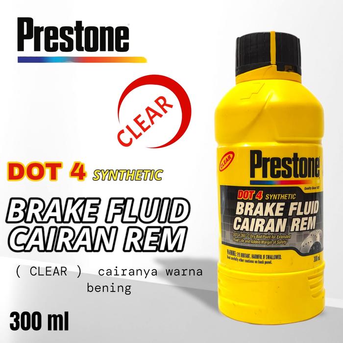 Gambar Minyak Rem Prestone 300ML Dot 4 - Putih dari Lestari Motor 2 undefined Tokopedia