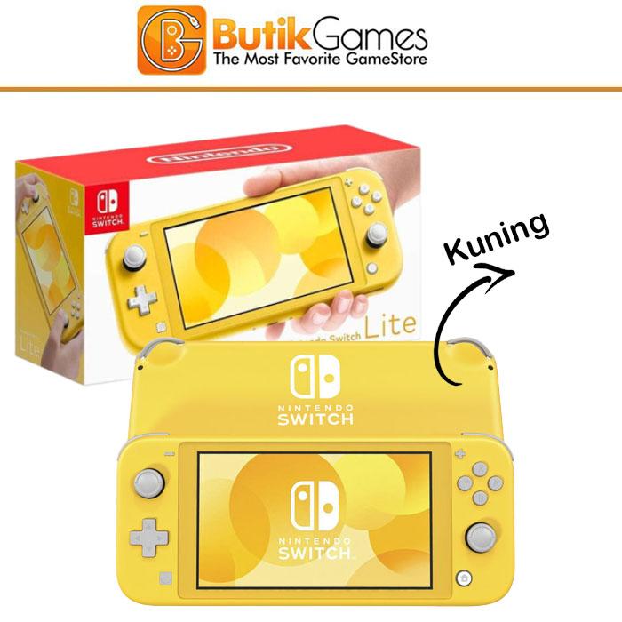 Gambar Nintendo Switch Lite Console Mesin - Kuning dari Butikgames undefined Tokopedia