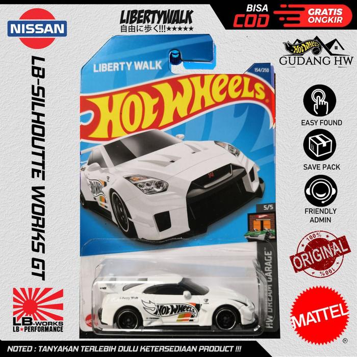 Jual HOT WHEELS NISSAN R35 LBWK WHITE - Kota Depok - GUDANG HW | Tokopedia