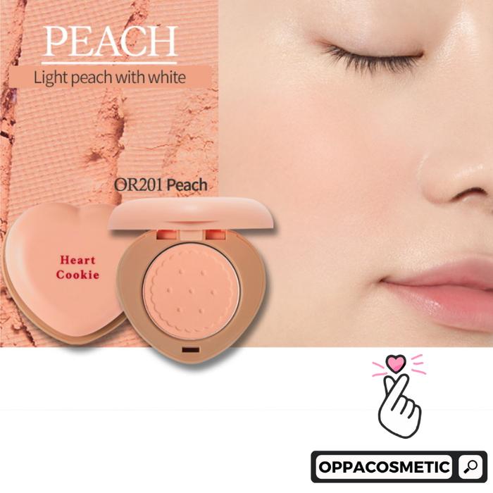 Gambar Etude House Heart Cookie Blusher 3g - OR201 dari oppacosmetic undefined Tokopedia