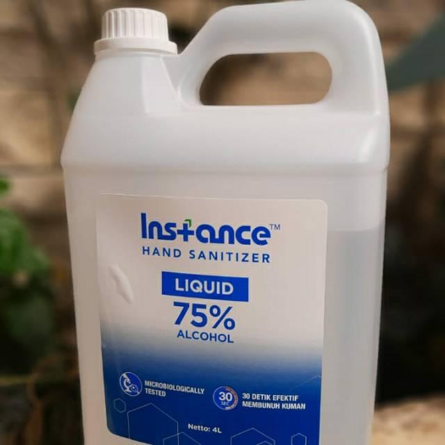 Gambar INSTANCE HAND SANITIZER GEL / LIQUID 4 LITER - LIQUID dari OK-Mart-Official undefined Tokopedia