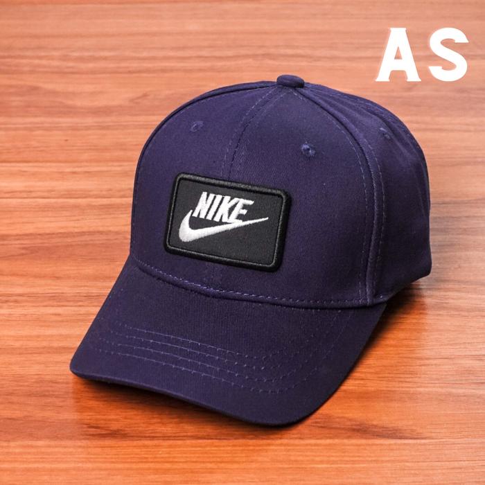 Gambar Topi snapback pria nike reflektif logo silver - Navy_Kotak dari abu_shop undefined Tokopedia