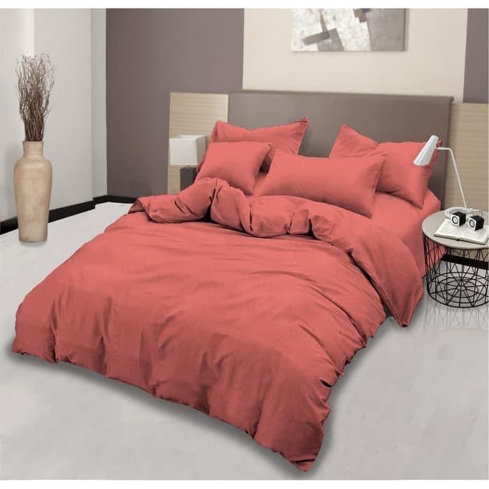 Gambar Bedcover & Sprei Lady Rose 180 x 200 - Coral dari Lancar Gemilang PWT undefined Tokopedia