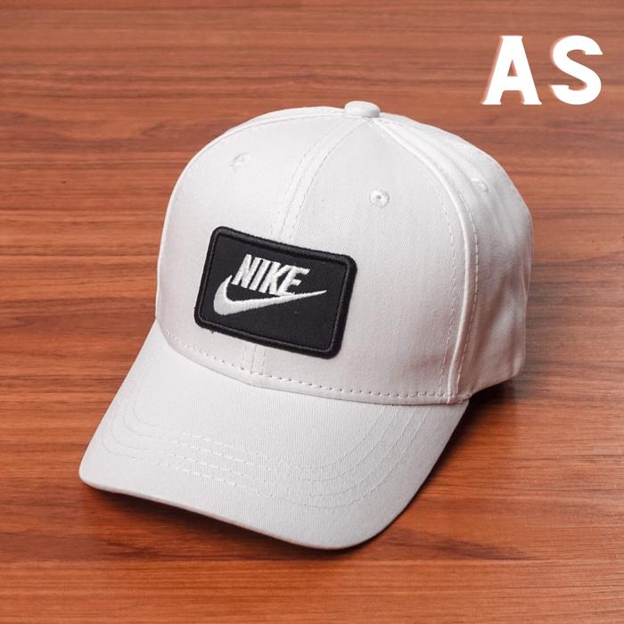 Gambar Topi snapback pria nike reflektif logo silver - Putih_Kotak dari abu_shop undefined Tokopedia