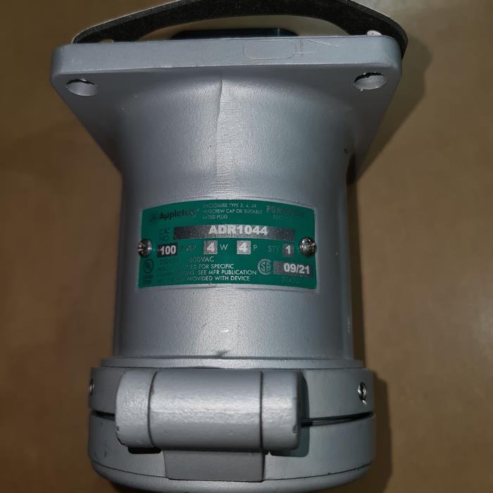 Gambar Appleton Powertite Receptacle 100A 4W 4P ADR1044 ADR 1044 Wall Mounted dari Niaga Abadi Kenari undefined Tokopedia