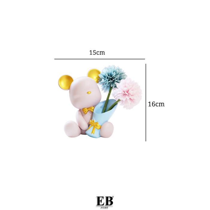 Gambar Patung Beruang Lucu Unik / Flower Bouquet Bear 572/1-7 - 2. With Flower dari Unix Home undefined Tokopedia