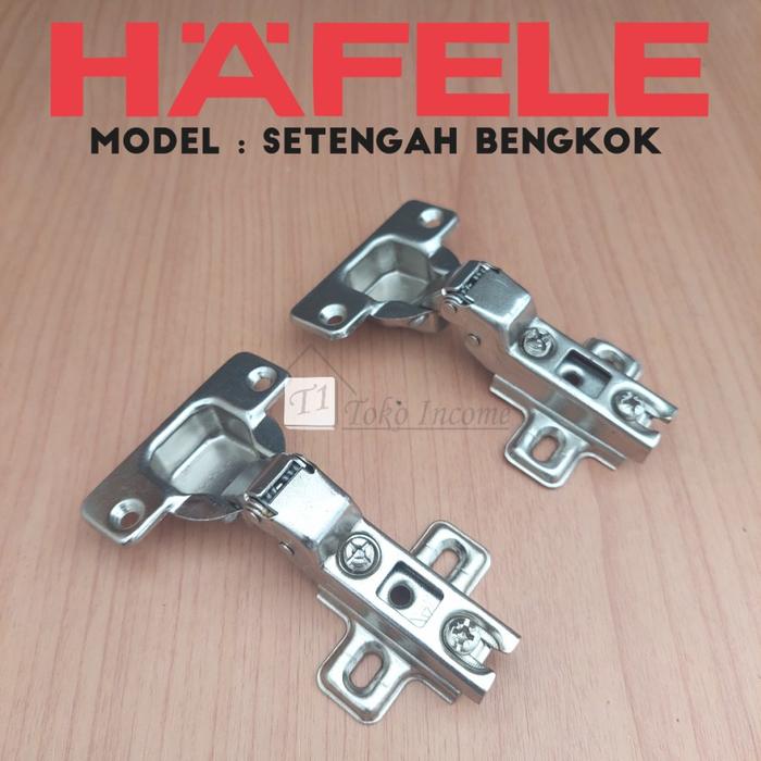 Gambar Engsel Sendok HAFELE Biasa Pintu Lemari Kitchen Set Dapur - SETENGAH dari Toko Income undefined Tokopedia