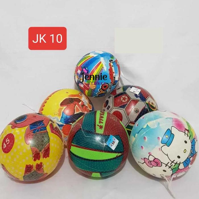 Gambar Mainan Anak Bola Karet Tiup JK10 Motif Kartun Lucu Bola Tiup Karakter dari Jennie_storee undefined Tokopedia