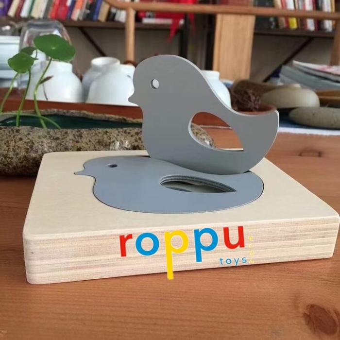 Gambar Roppu Puzzle Animal / Mainan Puzzle Binatang Susun Anak - bebek dari Roppu Toys undefined Tokopedia