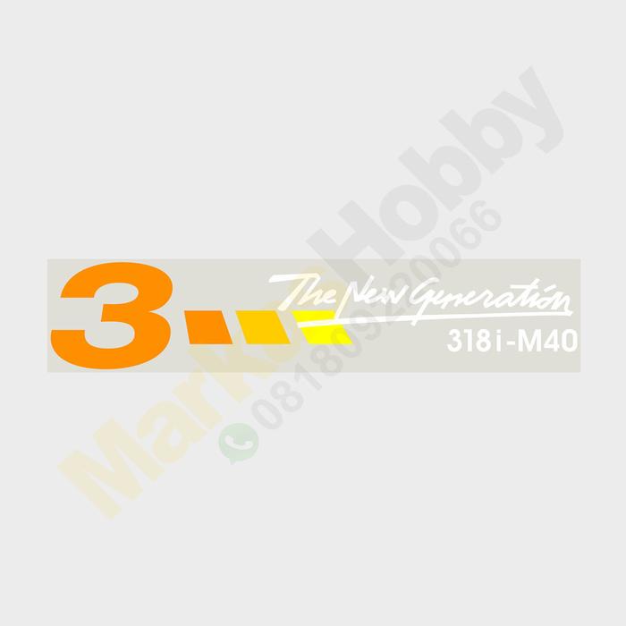 Gambar Sticker BMW E30 Set - SKaca 89 90 dari Markas Hobby Sticker undefined Tokopedia