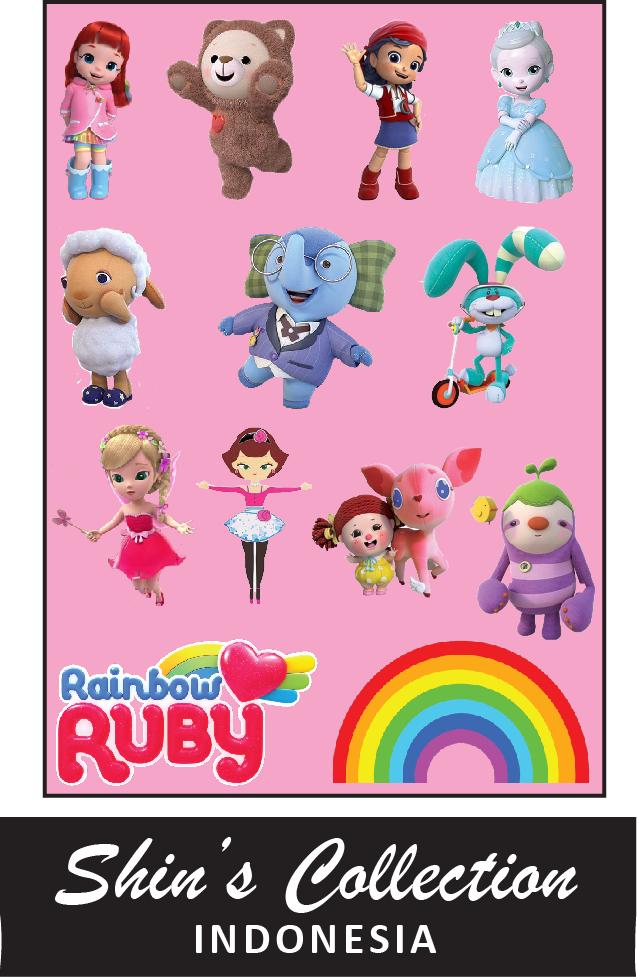 Gambar Sticker stiker murah anti air Rainbow Ruby 1 pc - Antiair dkk dari Depo Karakter ShinCollection undefined Tokopedia