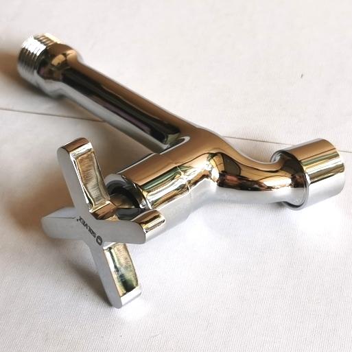 Gambar kran air kuningan long / kran tembok panjang / kran taman / kran wudhu - baling dari 7 Juragan undefined Tokopedia