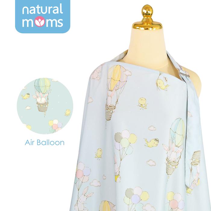 Gambar Apron Menyusui Nursing Cover Natural Moms - Air Ballon dari Natural Moms Indonesia Official Shop undefined Tokopedia