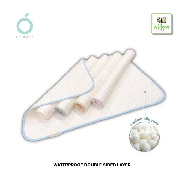 Gambar DOOGLEE WATERPROOF DOUBLE SIDED LAYER - M, Blue dari Willowbabyshop undefined Tokopedia