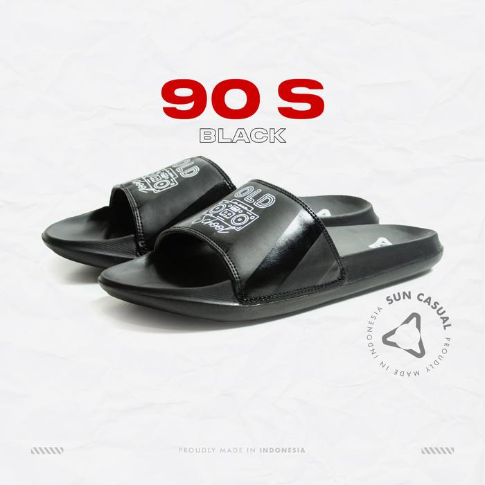 Gambar Sun Casual - 90's Black | Slippers Slide | Sandal Pria | Sandal Wanita - 40 dari Sun Casual Official undefined Tokopedia