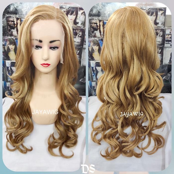 Gambar Wig Curly Bergelombang Rambut Palsu Wanita Model Keriting Panjang - Wig DS DB dari jayawig undefined Tokopedia
