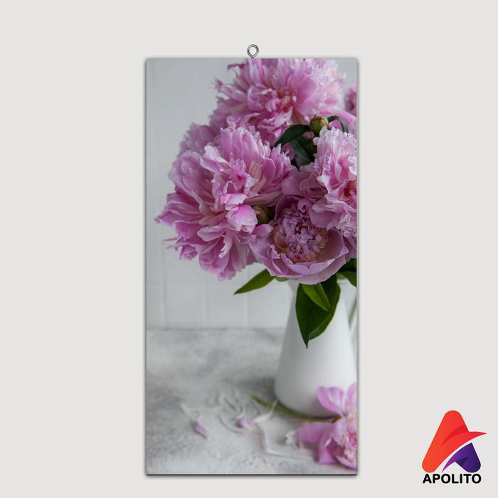 Gambar HIASAN DINDING BUNGA PEONY AESTHETIC (15X30) PAJANGAN WALL DECOR - O121-1 dari Apolito Kota Malang Tokopedia