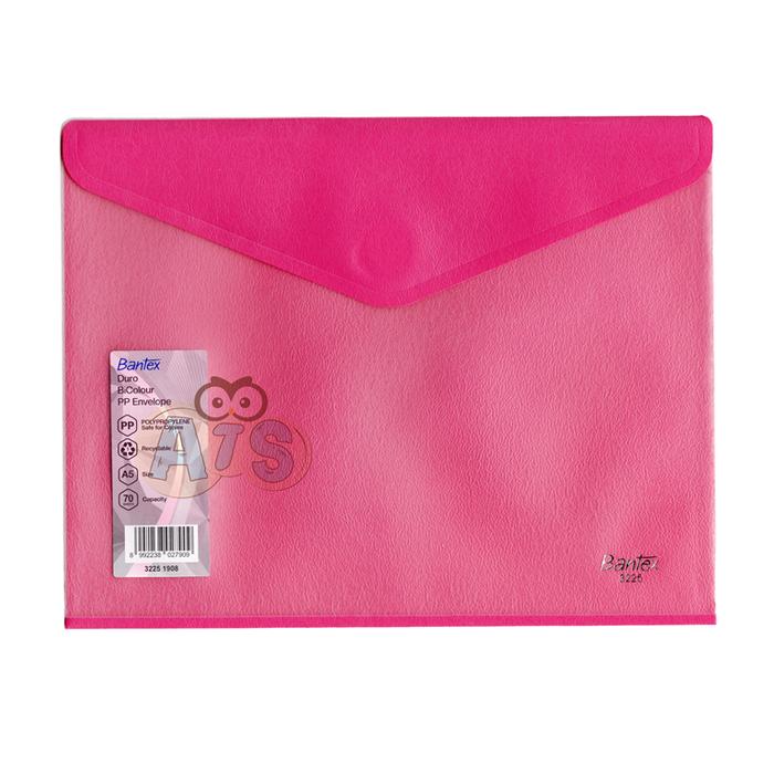 Gambar Map Duro BiColour PP Envelope Bantex - Red, A5 dari Alat Tulis Senang undefined Tokopedia