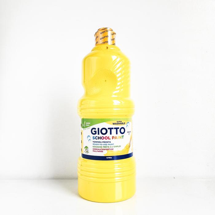 Gambar Giotto School Paint 1000ml | Cat Anak Sekolah - Primary Yellow dari Toko Prapatan_NEW undefined Tokopedia
