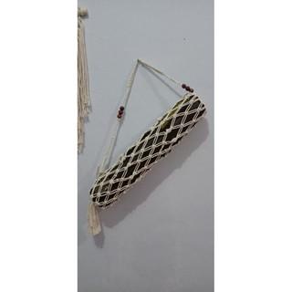 Gambar READY STOK) macrame tas yoga mat (TAS 007) - broken white dari Home craft undefined Tokopedia