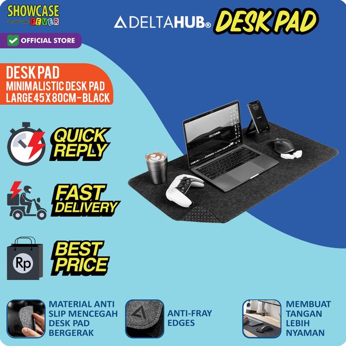 Gambar DeltaHub Minimalistic Tatakan Keyboard MousePad DeskMat Gaming LARGE dari ShowcaseFever undefined Tokopedia