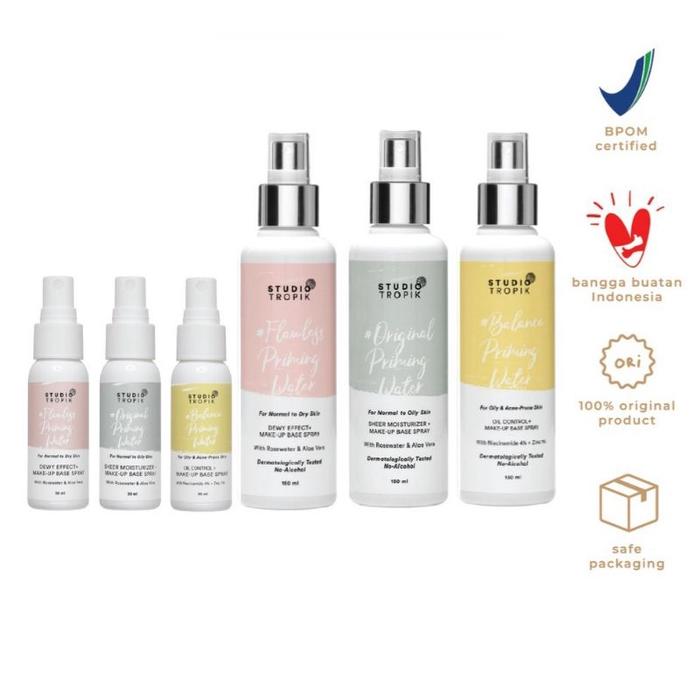 Gambar studio tropik priming water setting spray - flawless, 30ml dari myladyneeds undefined Tokopedia