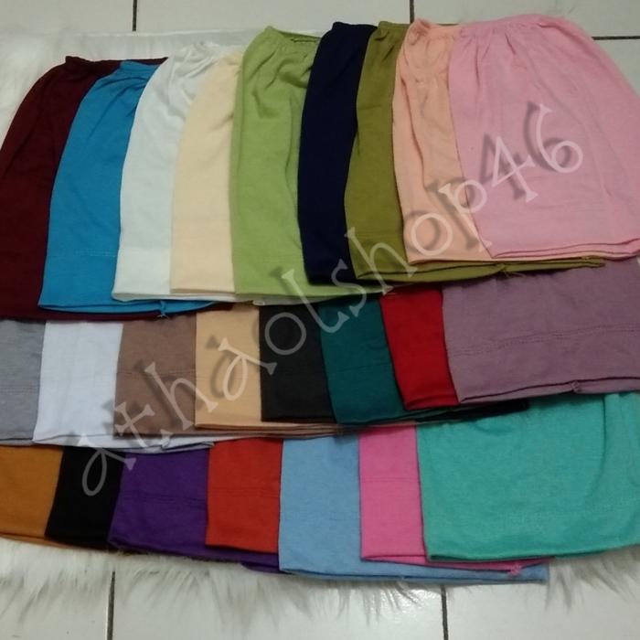 Gambar ciput kaos arab polos inner hijab basic model karet dalaman jilbab cod - RANDOM dari ASTRONOTE undefined Tokopedia