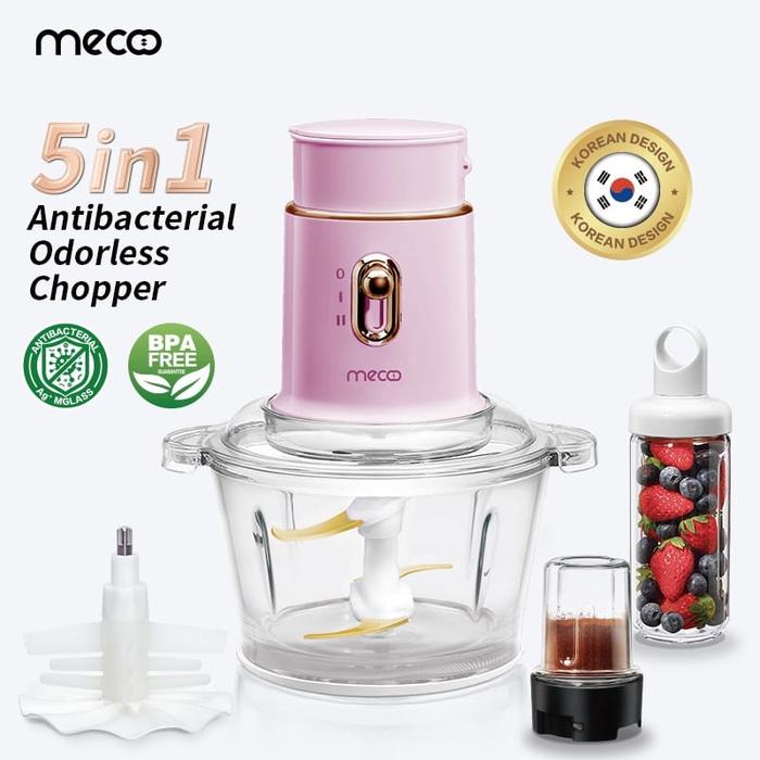 Gambar Mecoo Chopper Most Aesthetic 5 in 1 Antibacterial   250 Low Wat - SAKURA PINK dari Hscanderson undefined Tokopedia