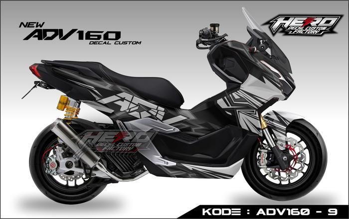 Gambar DECAL ADV 160 - STICKER DECAL ADV 160 VARIASI ABSTRAK KODE 09 - Putih, GRADE A dari HC Sticker undefined Tokopedia