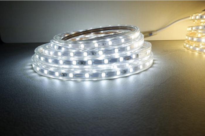 Gambar Paket Lampu Led Strip Smd 5050 220V Selang 6m - 10m tinggal colok - Putih, 6m +colokan dari Listrik-store undefined Tokopedia