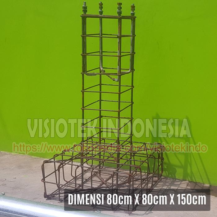 Gambar Angkur Besi Pondasi Tower Monopole 15 Meter dari VISIOTEK.INDONESIA undefined Tokopedia