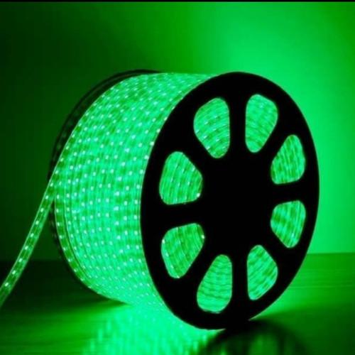 Gambar Lampu selang LED strip 5050 paket 1 Meter LED drop ceiling plafon outd - Hijau 1M dari PRIMA004 undefined Tokopedia